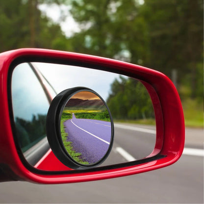 2 Pc Car Blind Spot Convex Side Mirror Set