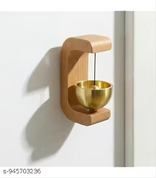 AuraBell – Minimalist Brass & Wooden Harmony Chime